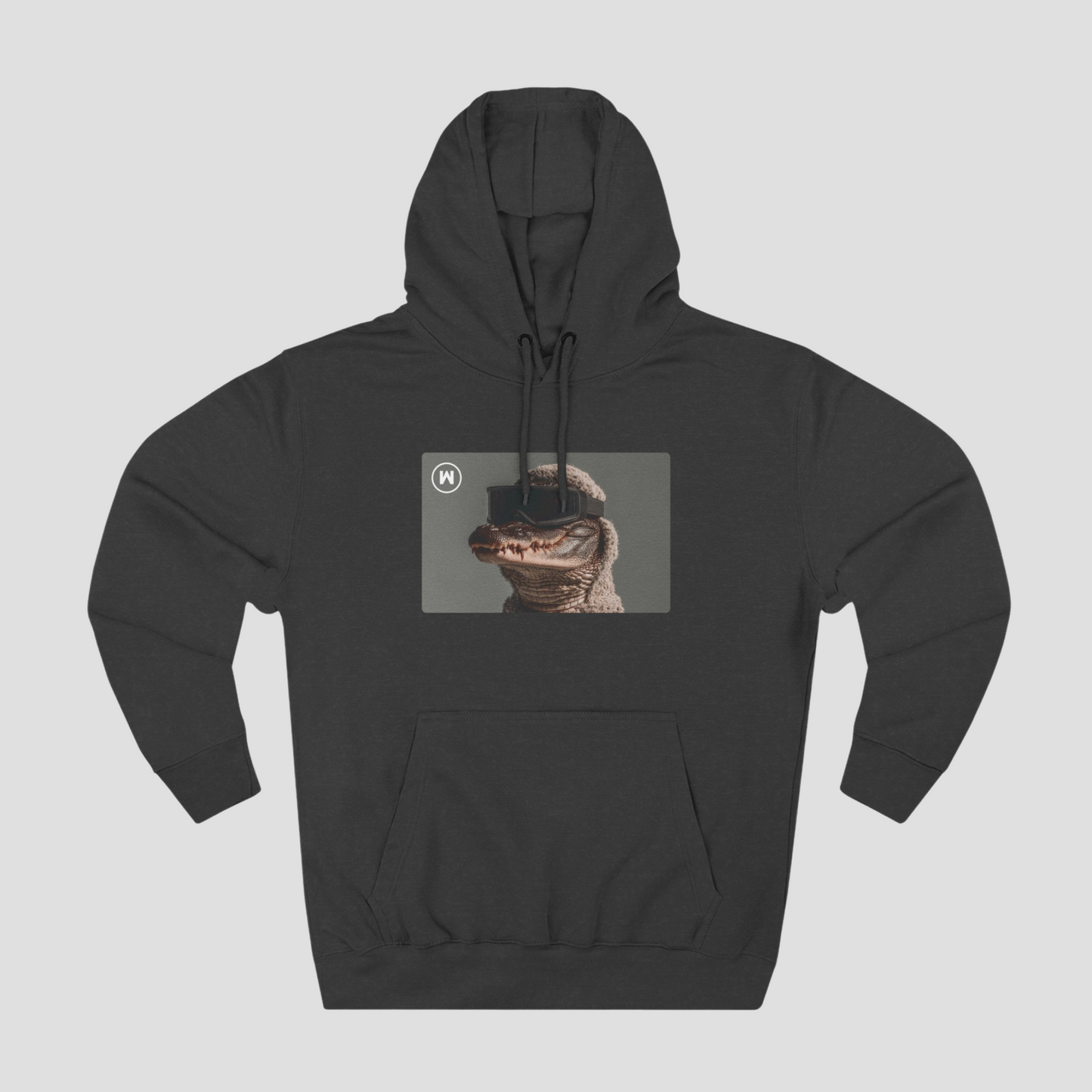 Felpa "Make sense with wethod" Coccodrillo