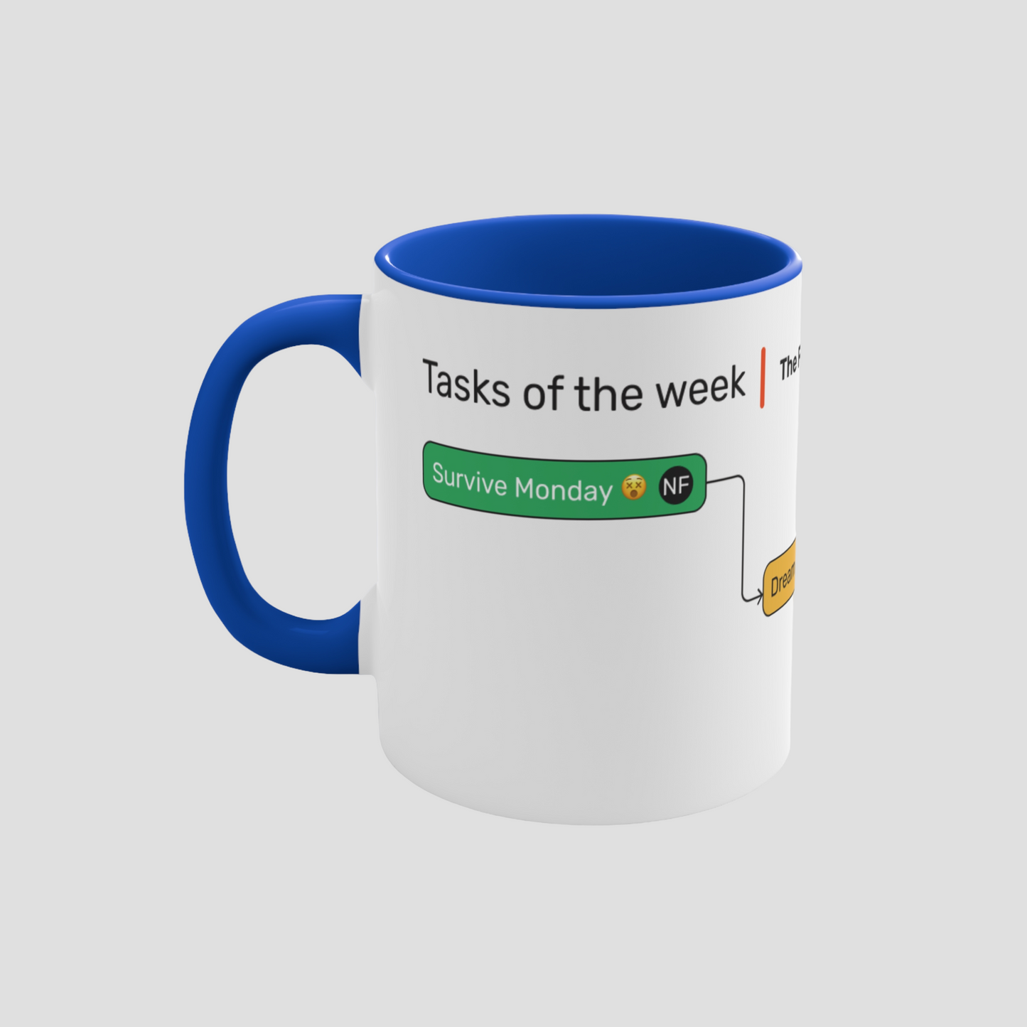 Tazza "Tasks of the week"